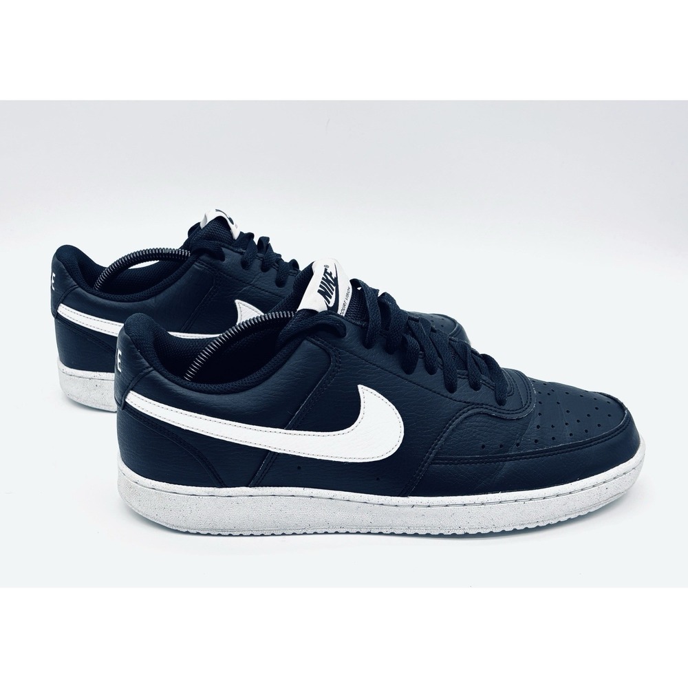 Nike Court Vision Next Nature Low Black White Sneakers DH2987-001 Mens 11.5